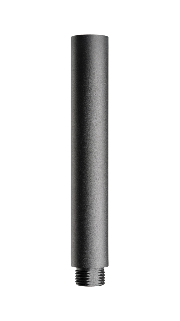 Black aluminum riser