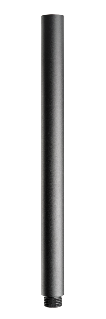 Black aluminum riser